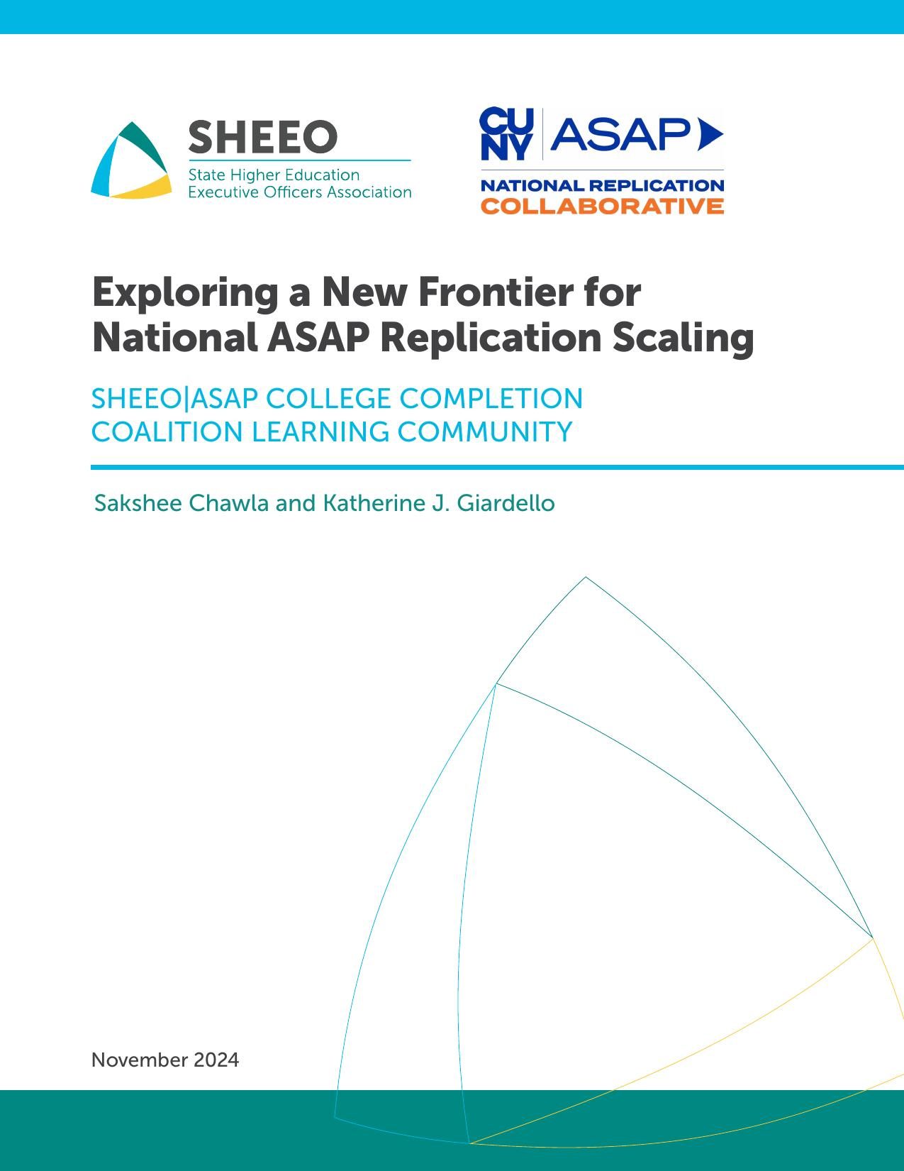 SHEEO/CUNY ASAP report cover