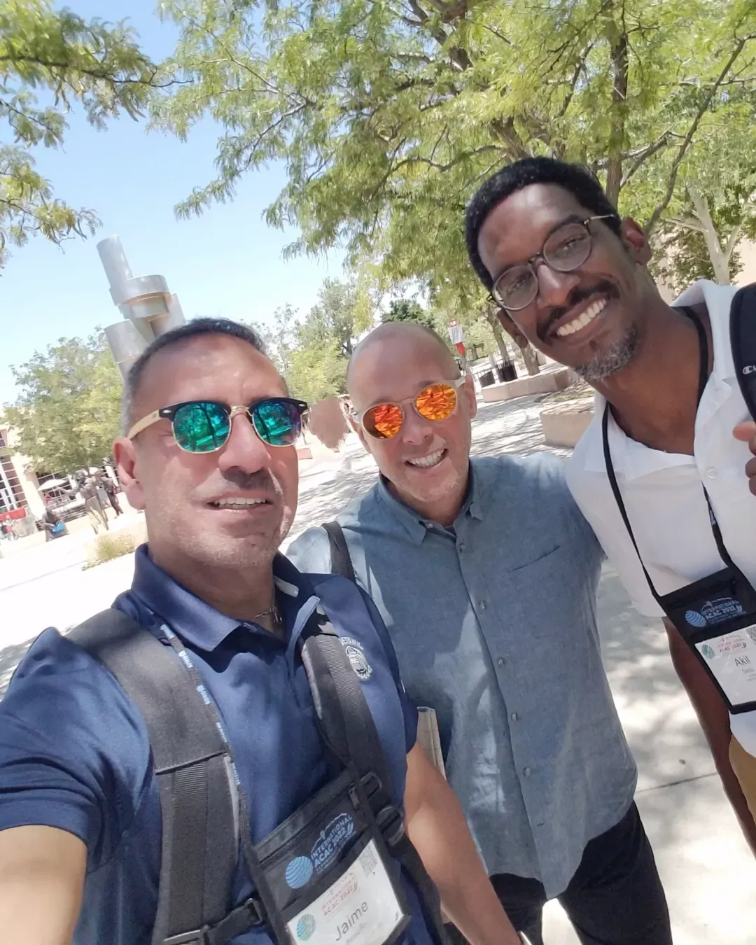 With Angel and Jaime at NACAC