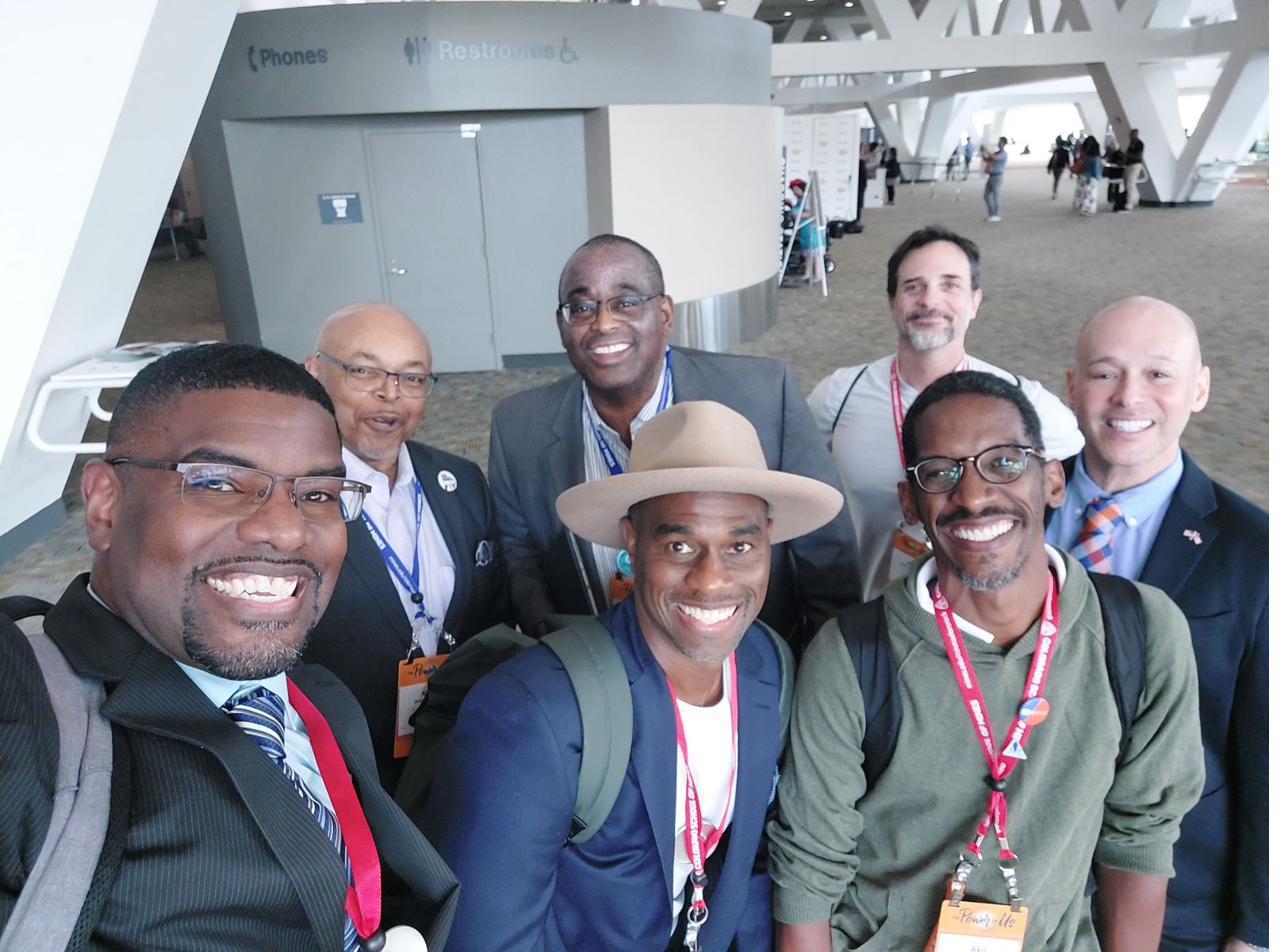 Angel Perez and group at NACAC