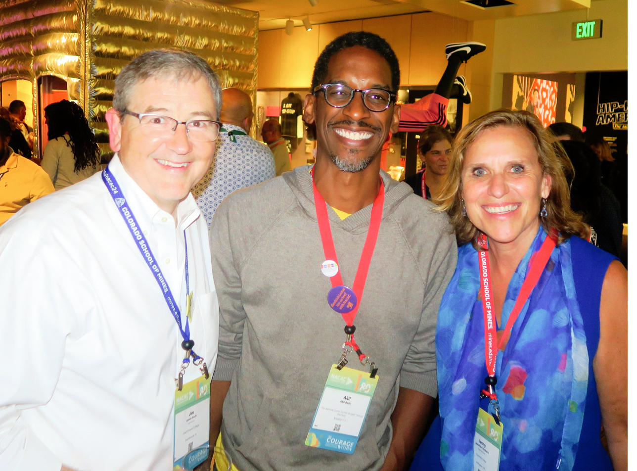Jenny Ricard and Jim Buck at NACAC